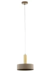 Vitrum Gold Koło D27 lampa wisząca 1xE27 beżowa/złota 41717