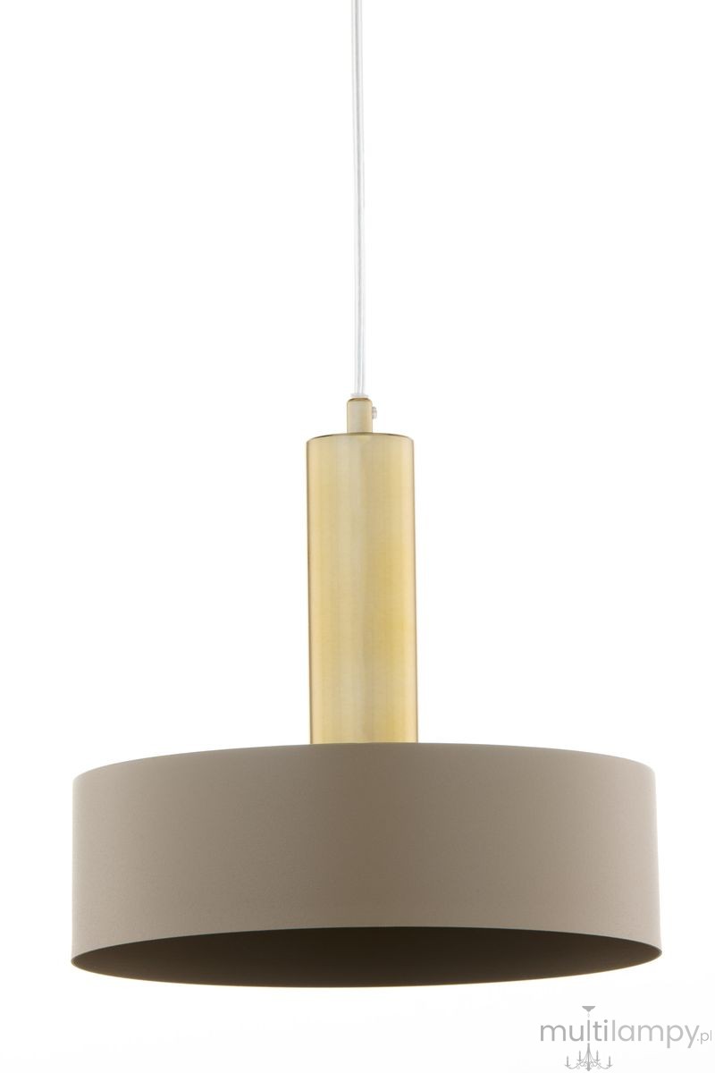 Vitrum Gold Koło D27 lampa wisząca 1xE27 beżowa/złota 41717