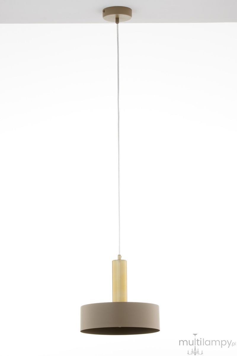 Vitrum Gold Koło D27 lampa wisząca 1xE27 beżowa/złota 41717