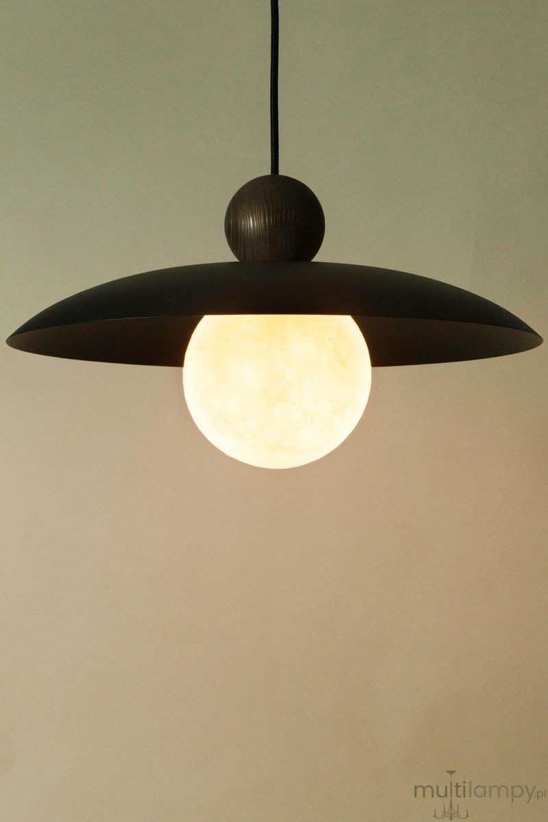 Mosaic Wood lampa wisząca 1xE14 czarna/ciemny brąz 41949