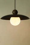 Mosaic Wood lampa wisząca 1xE14 czarna/ciemny brąz 41949