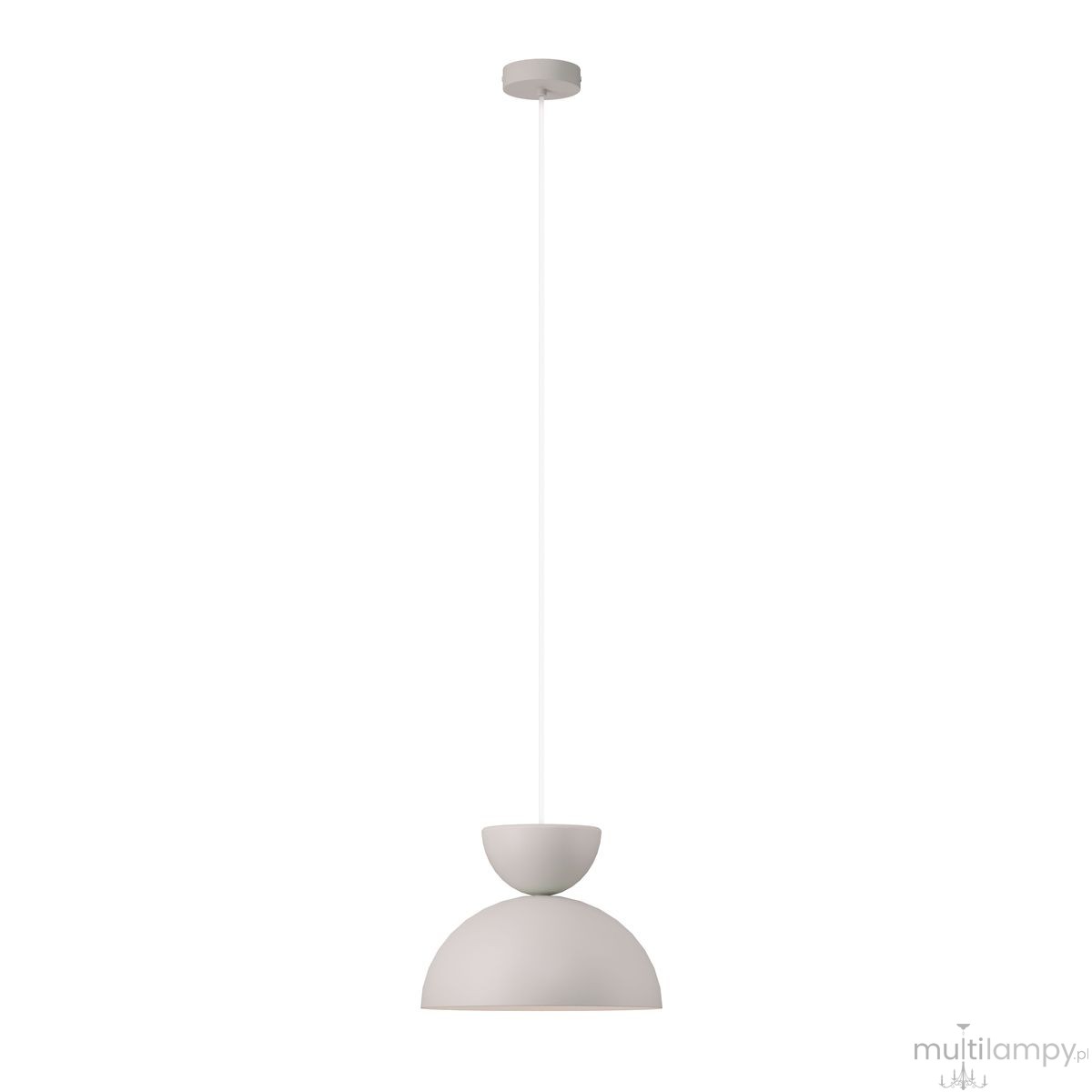 Mosaic A lampa wisząca 1xE27 szary beż 41648