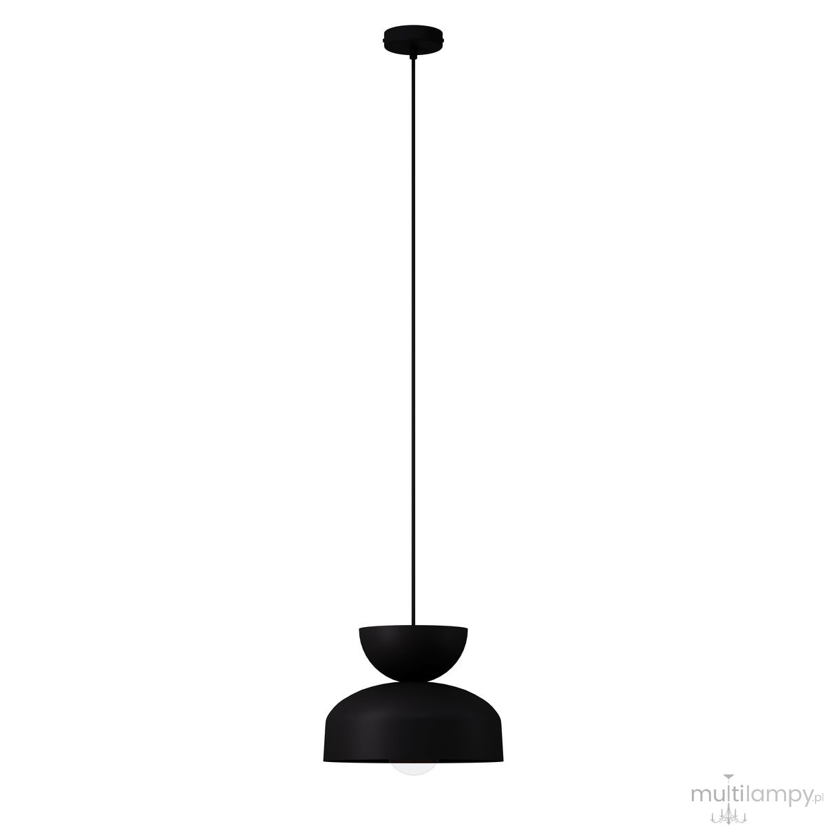 Mosaic H lampa wisząca 1xE27 czarna 41701
