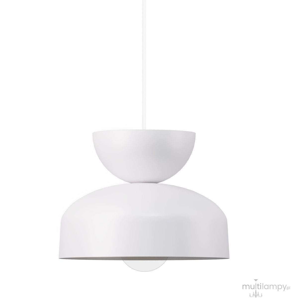 Mosaic H lampa wisząca 1xE27 biała 41702