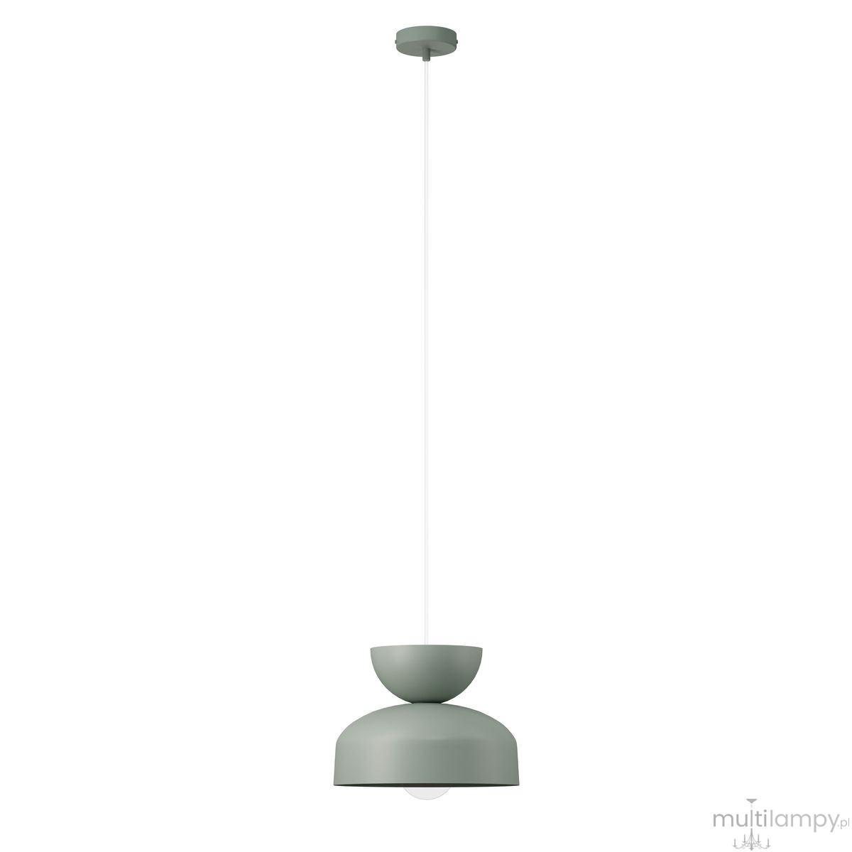 Mosaic H lampa wisząca 1xE27 szałwia 41704