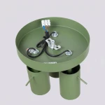 Ring lampa sufitowa spot 3xGU10 szałwia SL.2180