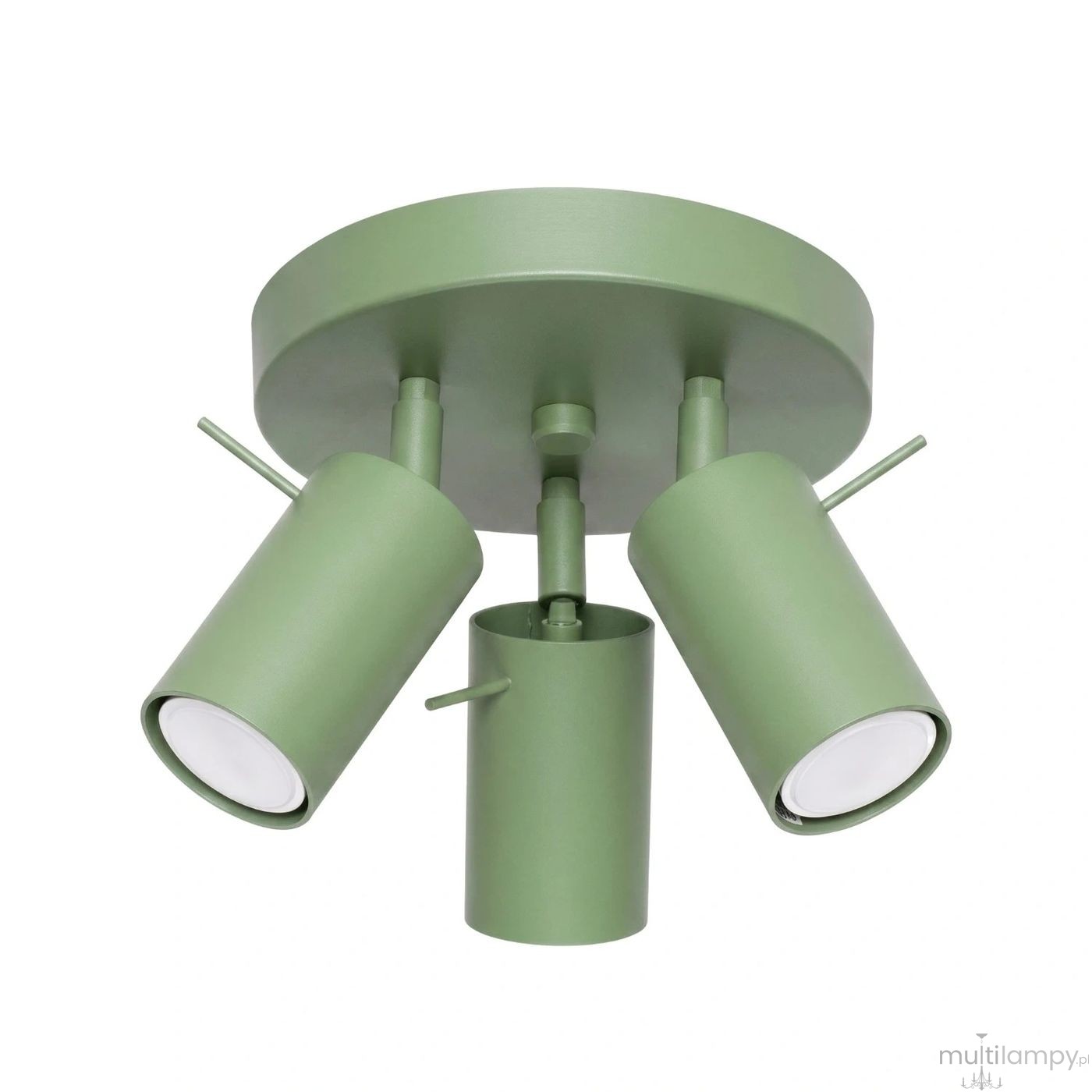 Ring lampa sufitowa spot 3xGU10 szałwia SL.2180