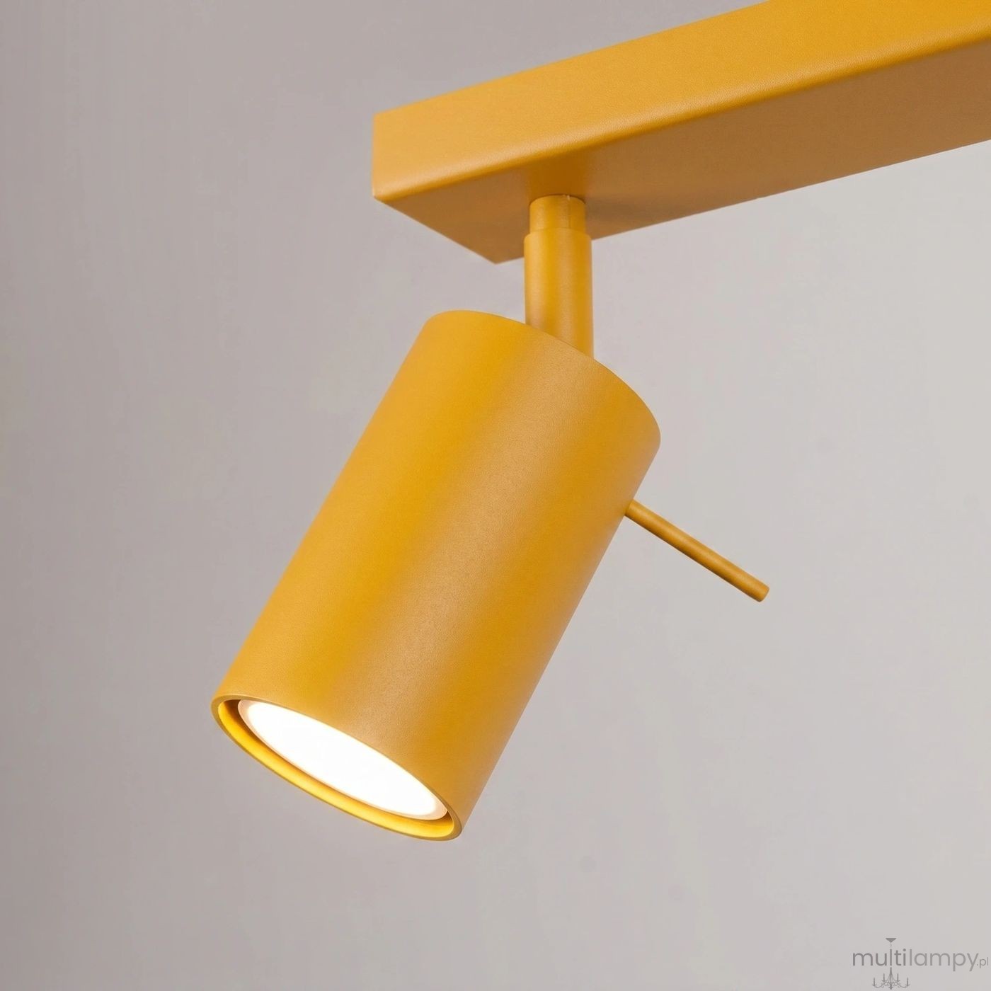 Ring lampa sufitowa spot 2xGU10 żółta SL.2184