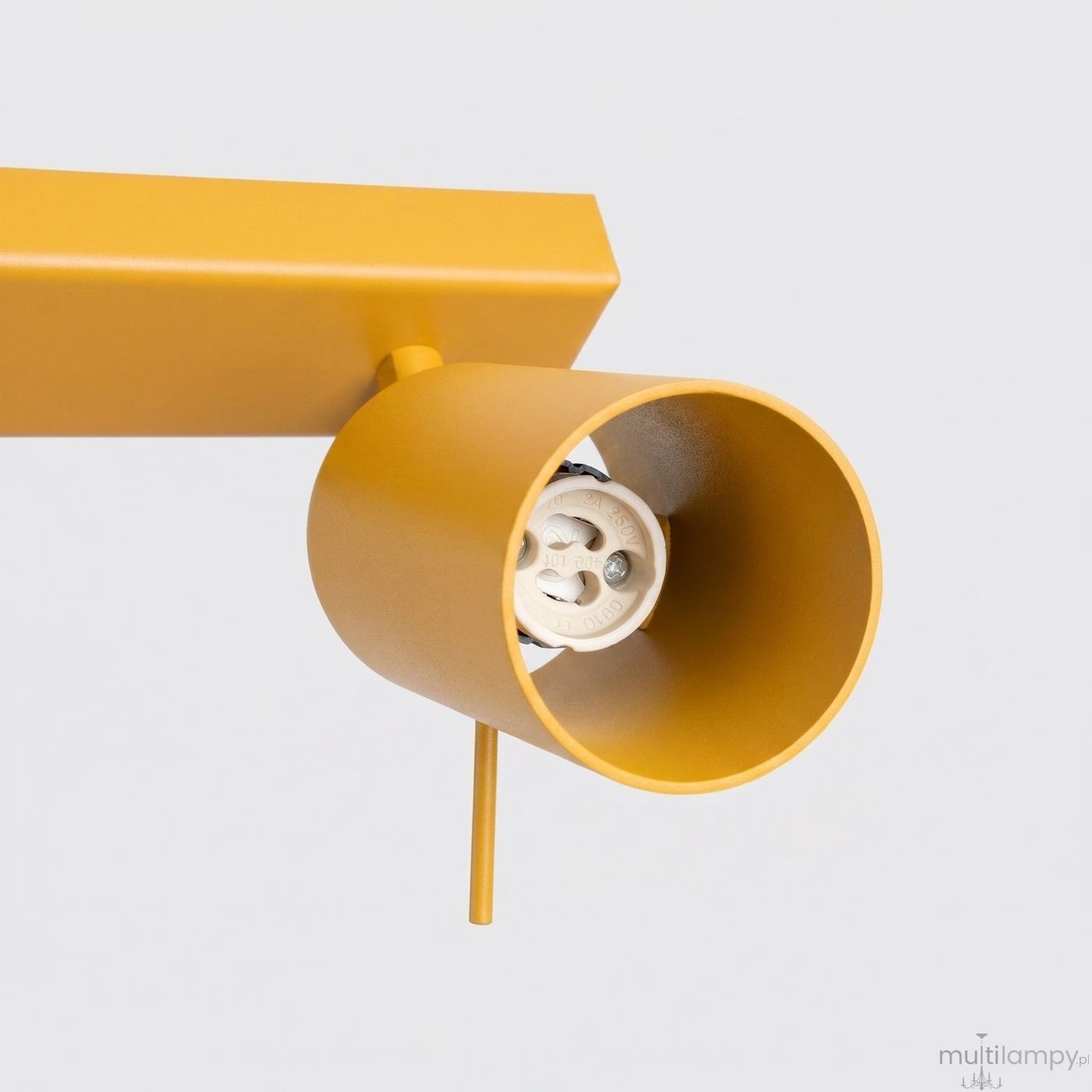 Ring lampa sufitowa spot 2xGU10 żółta SL.2184