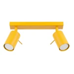 Ring lampa sufitowa spot 2xGU10 żółta SL.2184