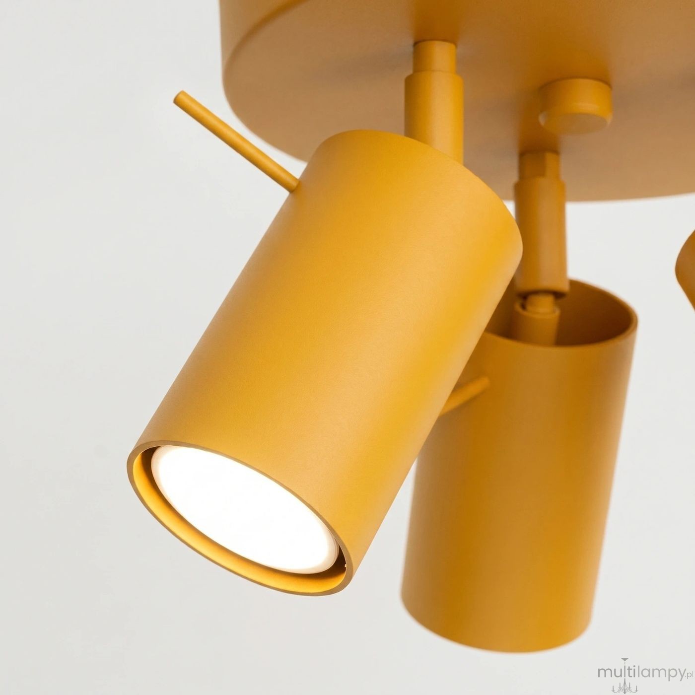 Ring lampa sufitowa spot 2xGU10 żółta SL.2184