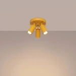 Ring lampa sufitowa spot 2xGU10 żółta SL.2184