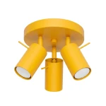 Ring lampa sufitowa spot 2xGU10 żółta SL.2184