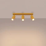 Ring lampa sufitowa spot 3xGU10 żółta SL.2185