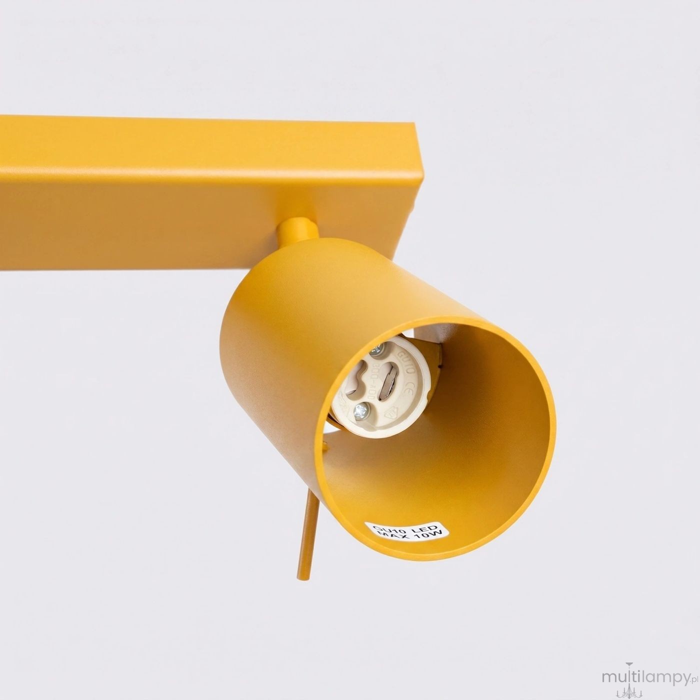 Ring lampa sufitowa spot 4xGU10 żółta SL.2187