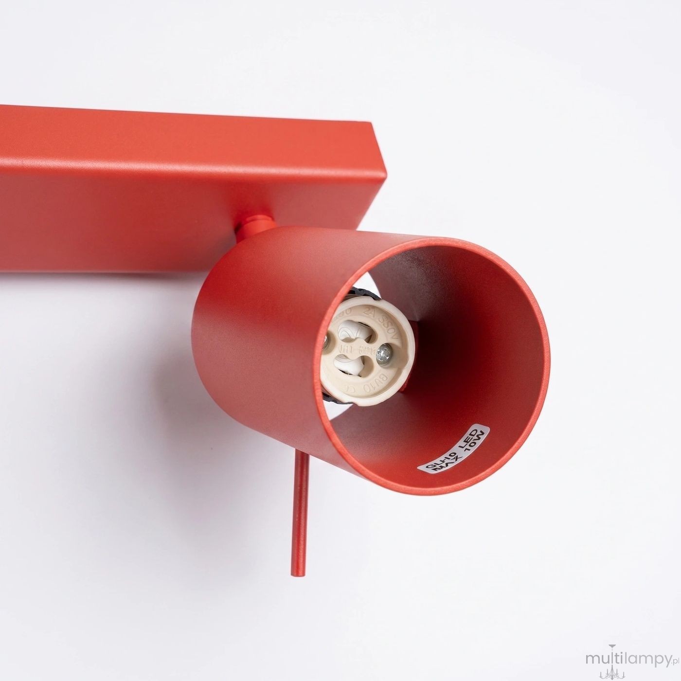 Ring lampa sufitowa spot 2xGU10 czerwona SL.2190