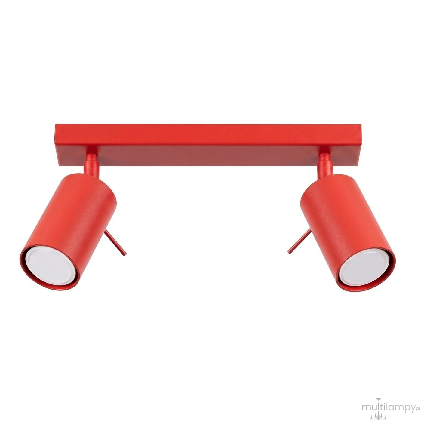 Ring lampa sufitowa spot 2xGU10 czerwona SL.2190