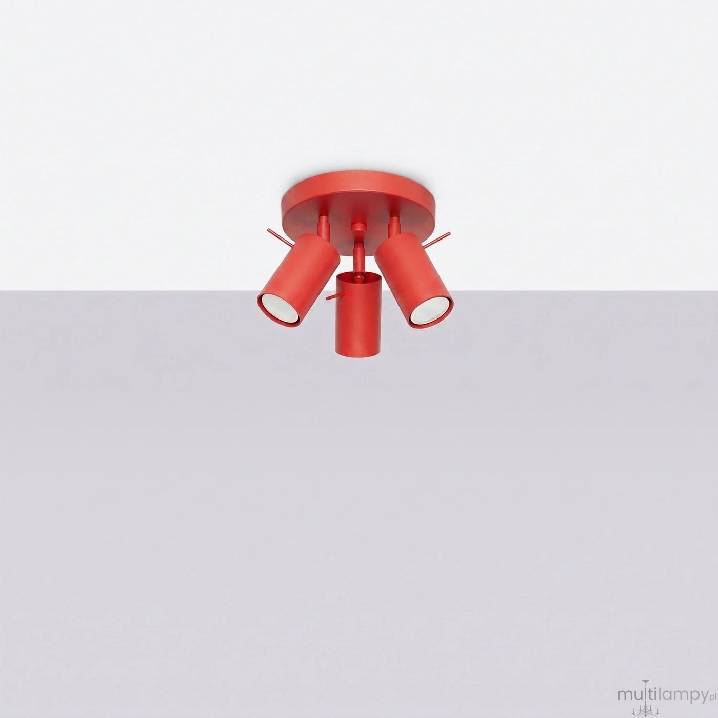 Ring lampa sufitowa spot 3xGU10 żółta SL.2192