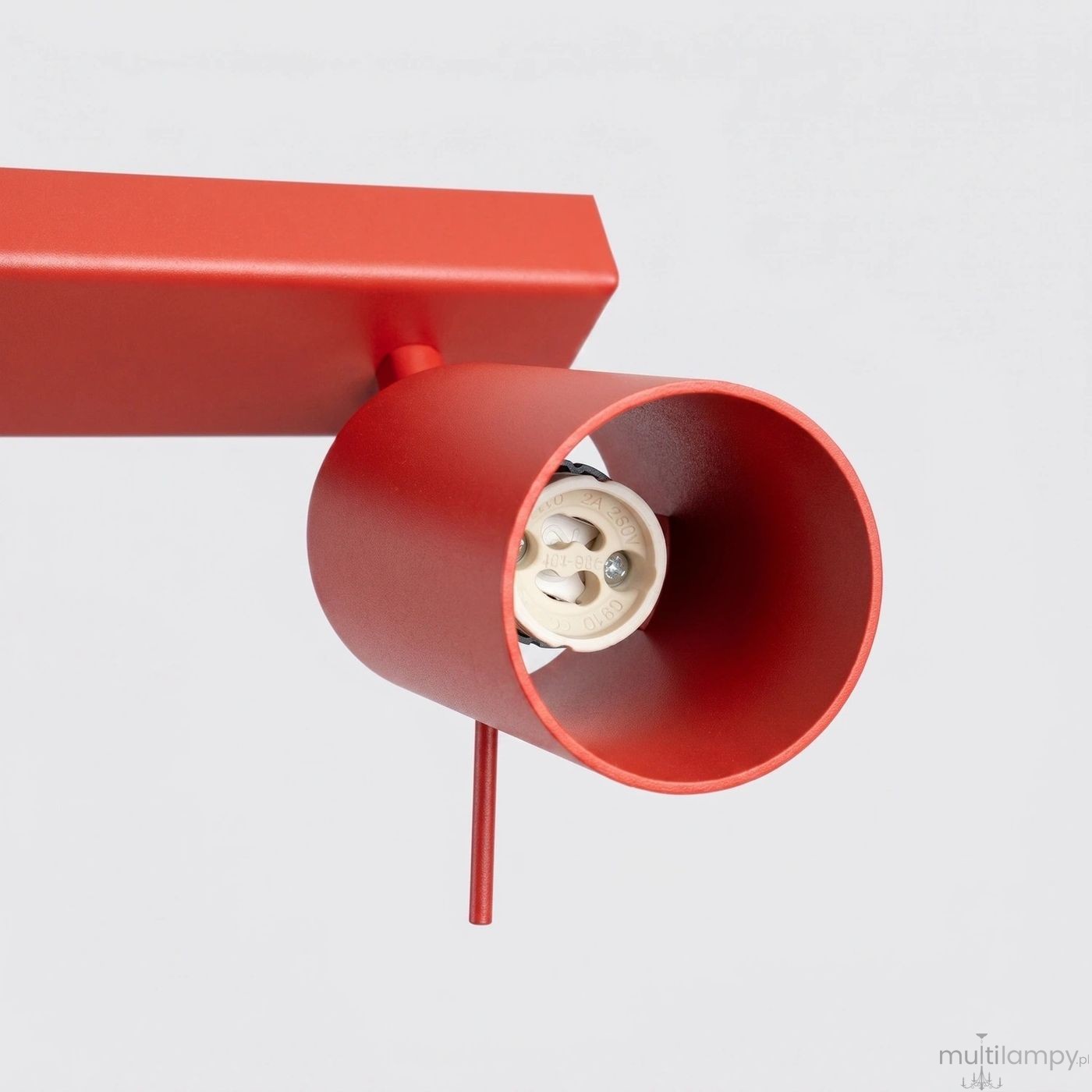 Ring lampa sufitowa spot 6xGU10 czerwona SL.2194