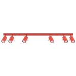 Ring lampa sufitowa spot 6xGU10 czerwona SL.2194