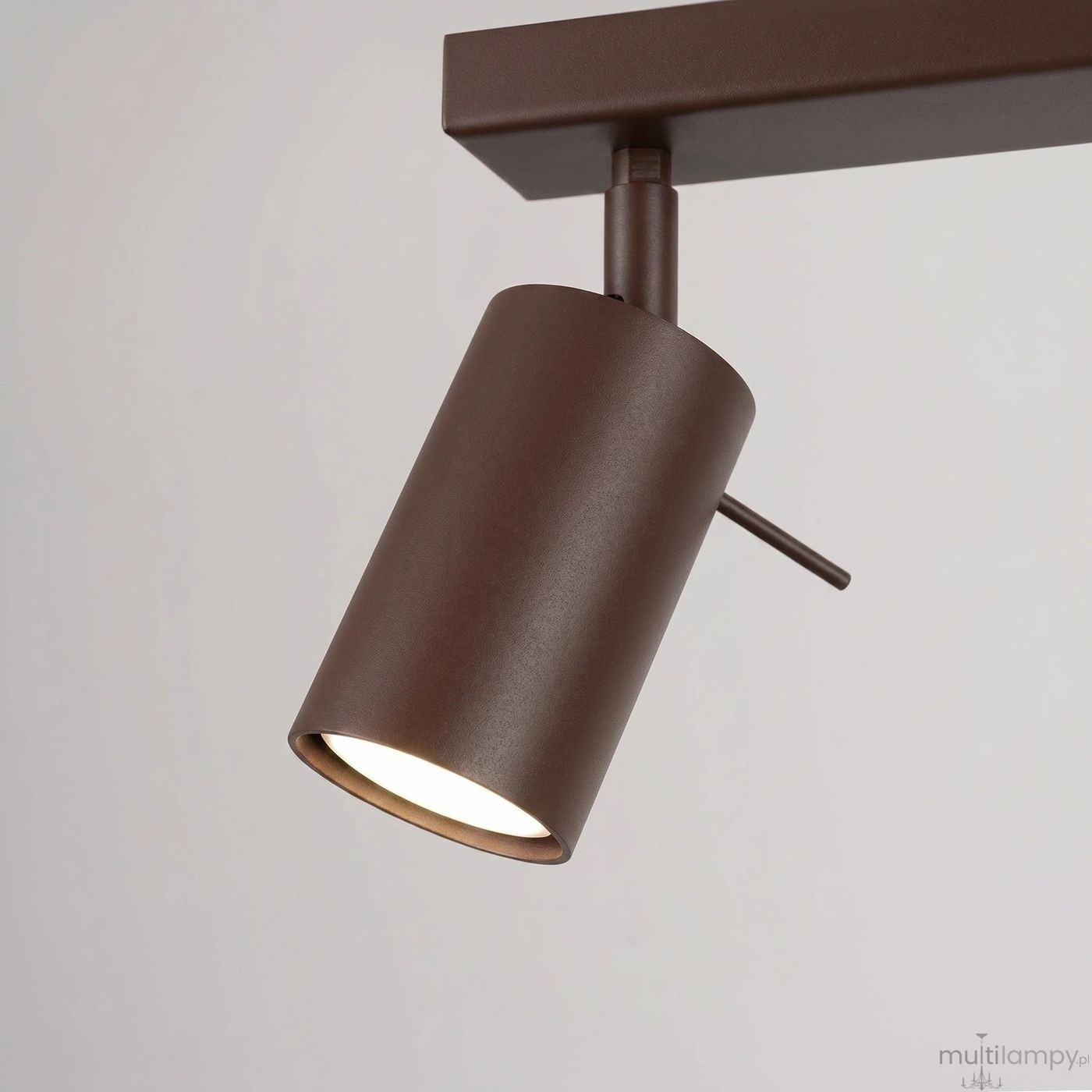 Ring lampa sufitowa spot 2xGU10 brązowa SL.2196