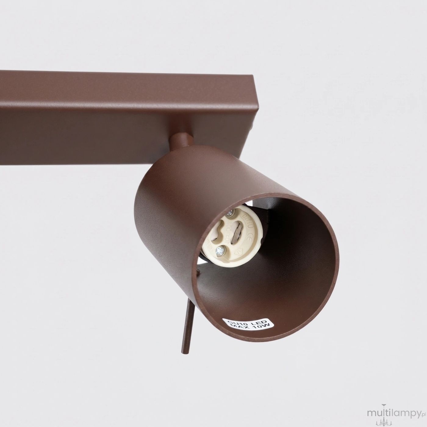 Ring lampa sufitowa spot 2xGU10 brązowa SL.2196