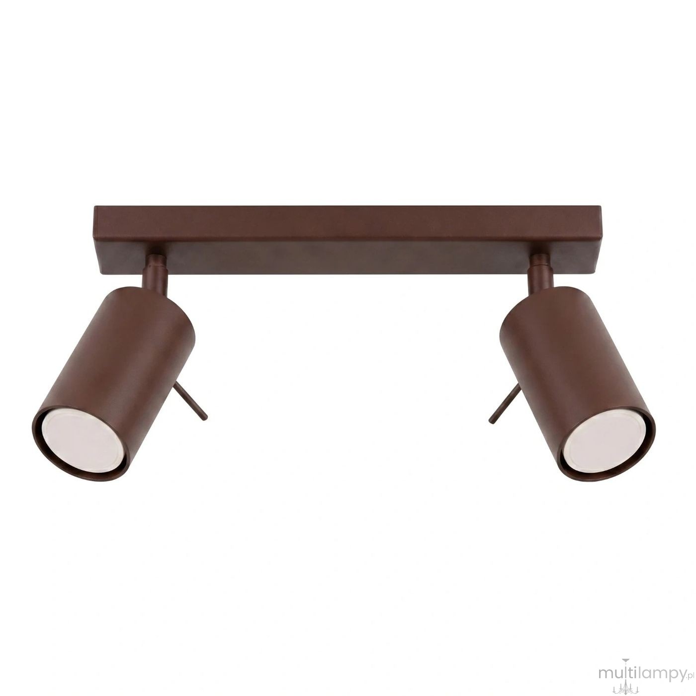 Ring lampa sufitowa spot 2xGU10 brązowa SL.2196