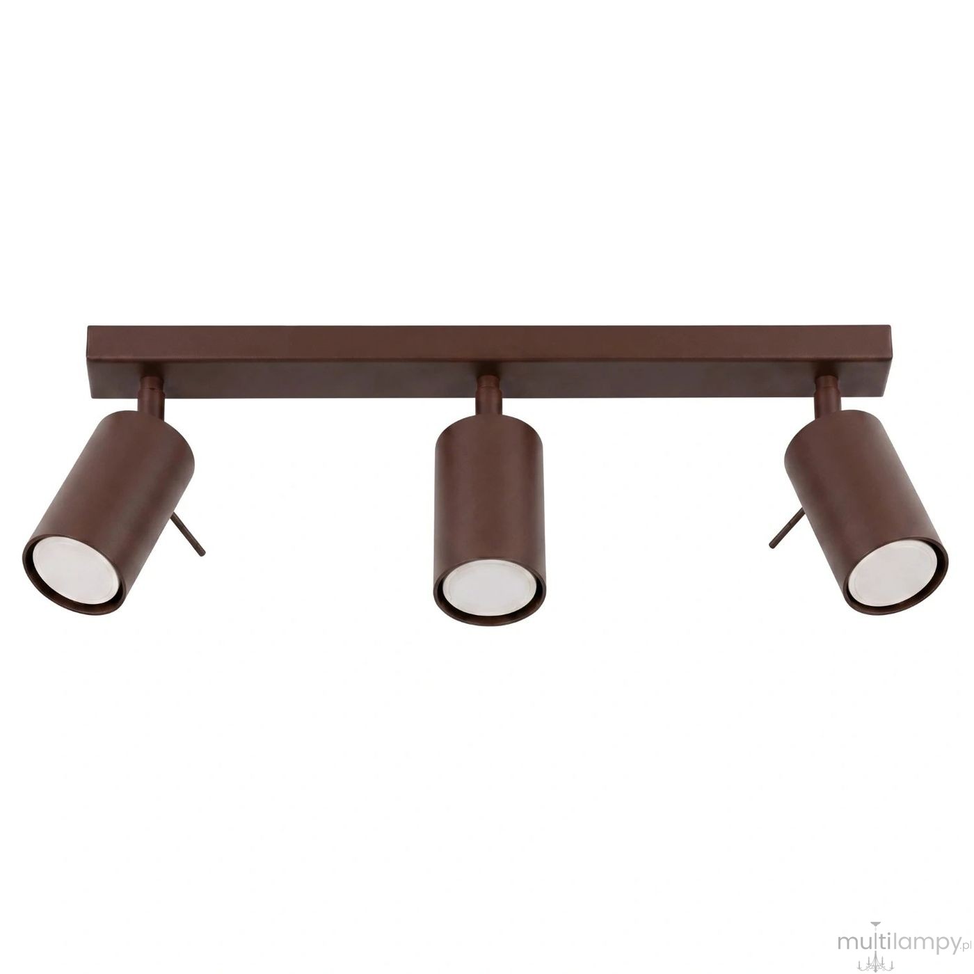 Ring lampa sufitowa spot 3xGU10 brązowa SL.2197