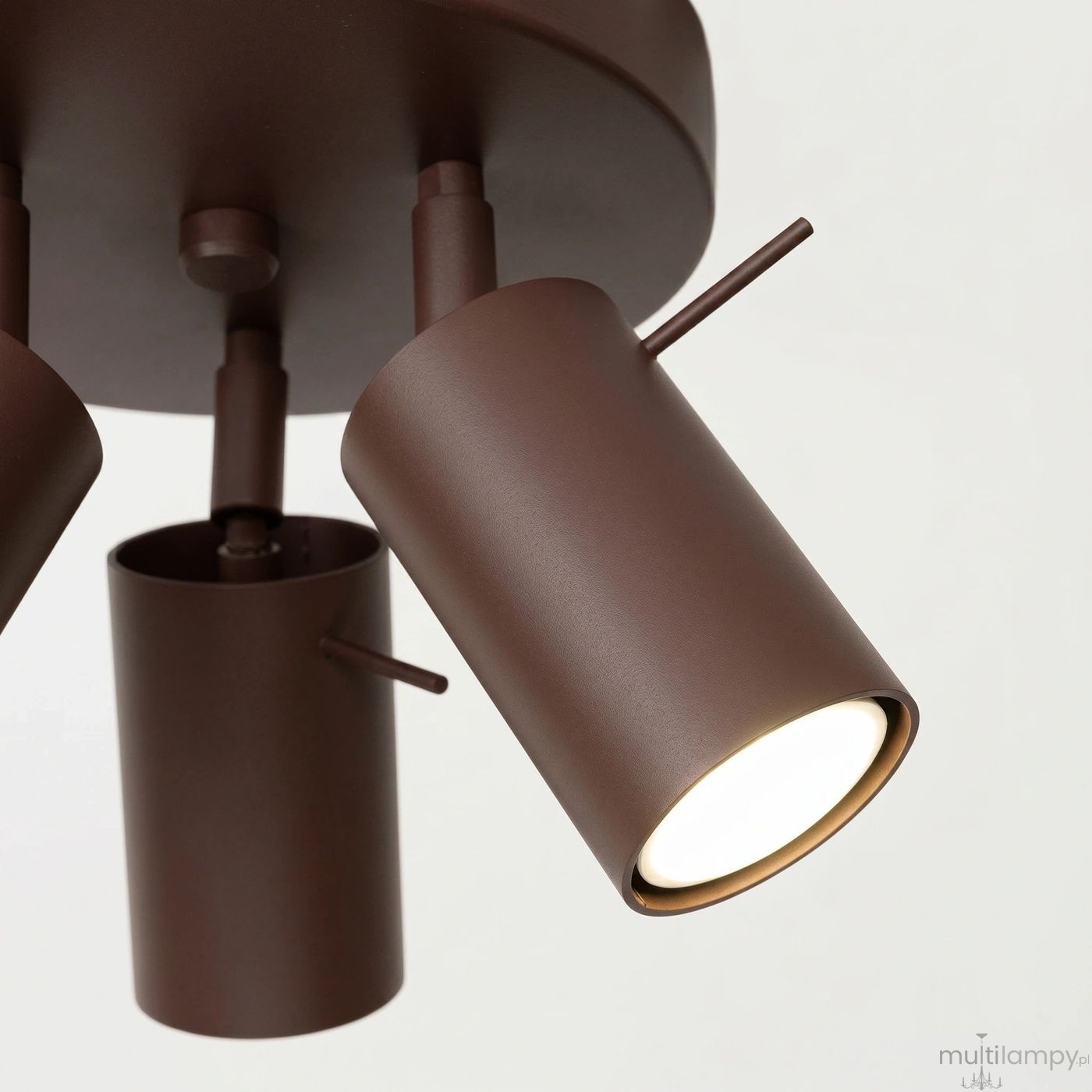 Ring lampa sufitowa spot 3xGU10 brązowa SL.2198