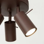Ring lampa sufitowa spot 3xGU10 brązowa SL.2198