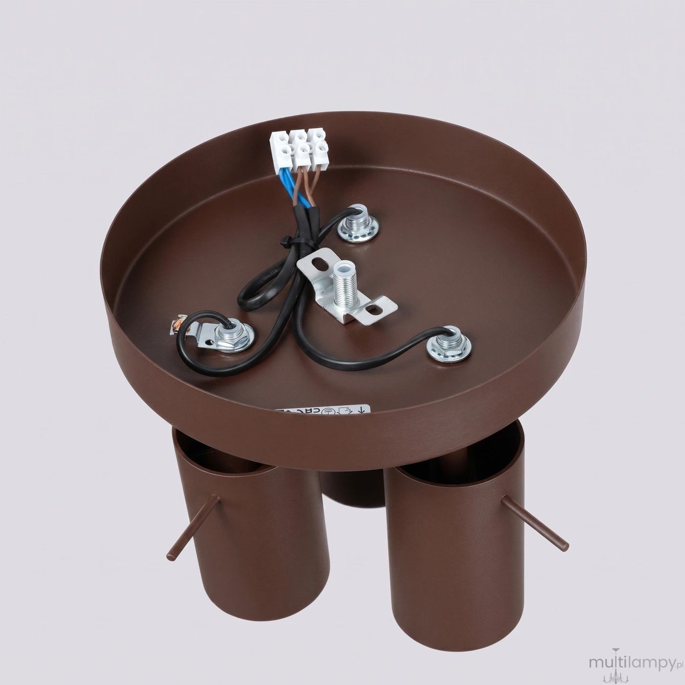 Ring lampa sufitowa spot 3xGU10 brązowa SL.2198