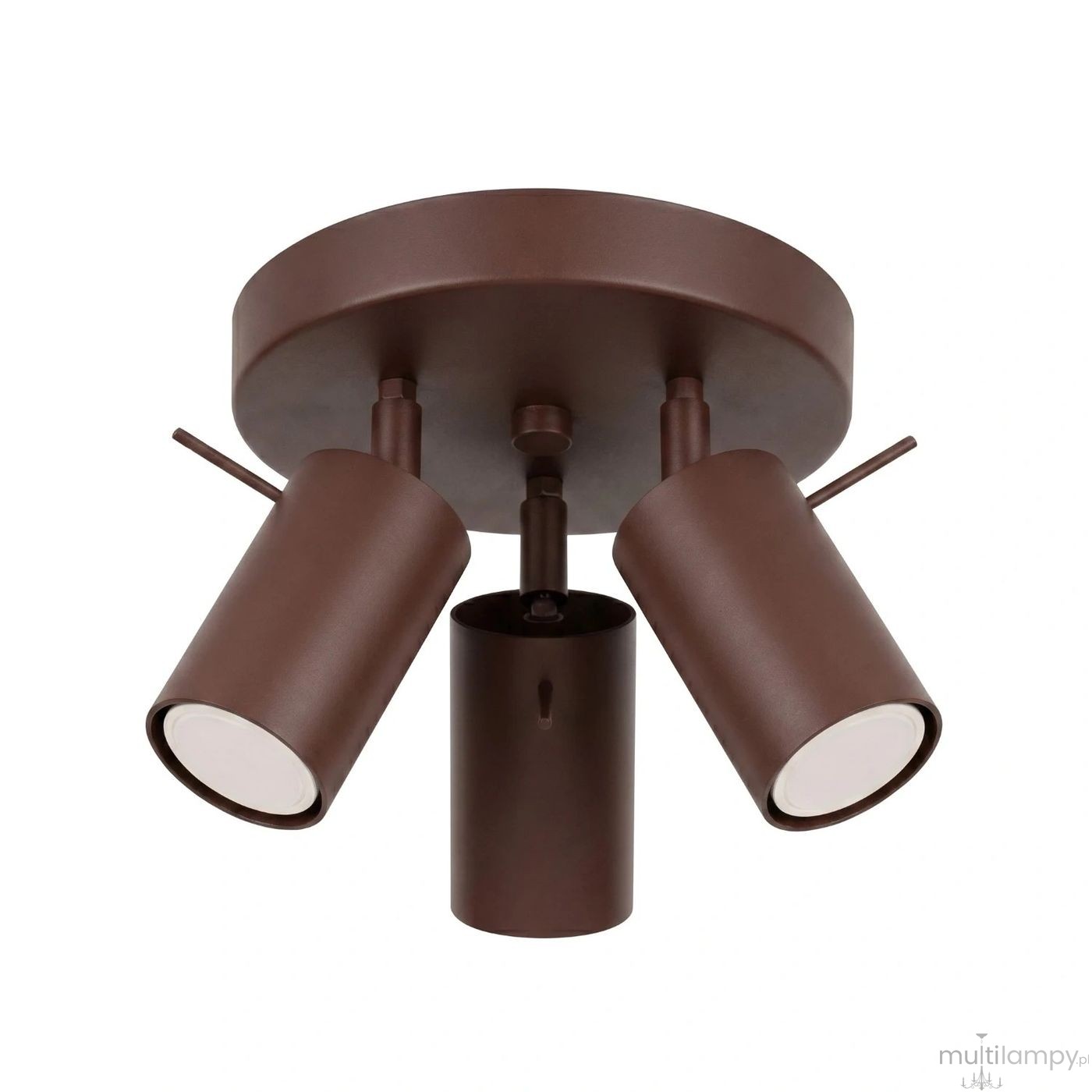 Ring lampa sufitowa spot 3xGU10 brązowa SL.2198