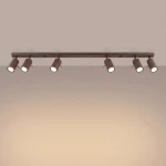 Ring lampa sufitowa spot 6xGU10 brązowa SL.2200