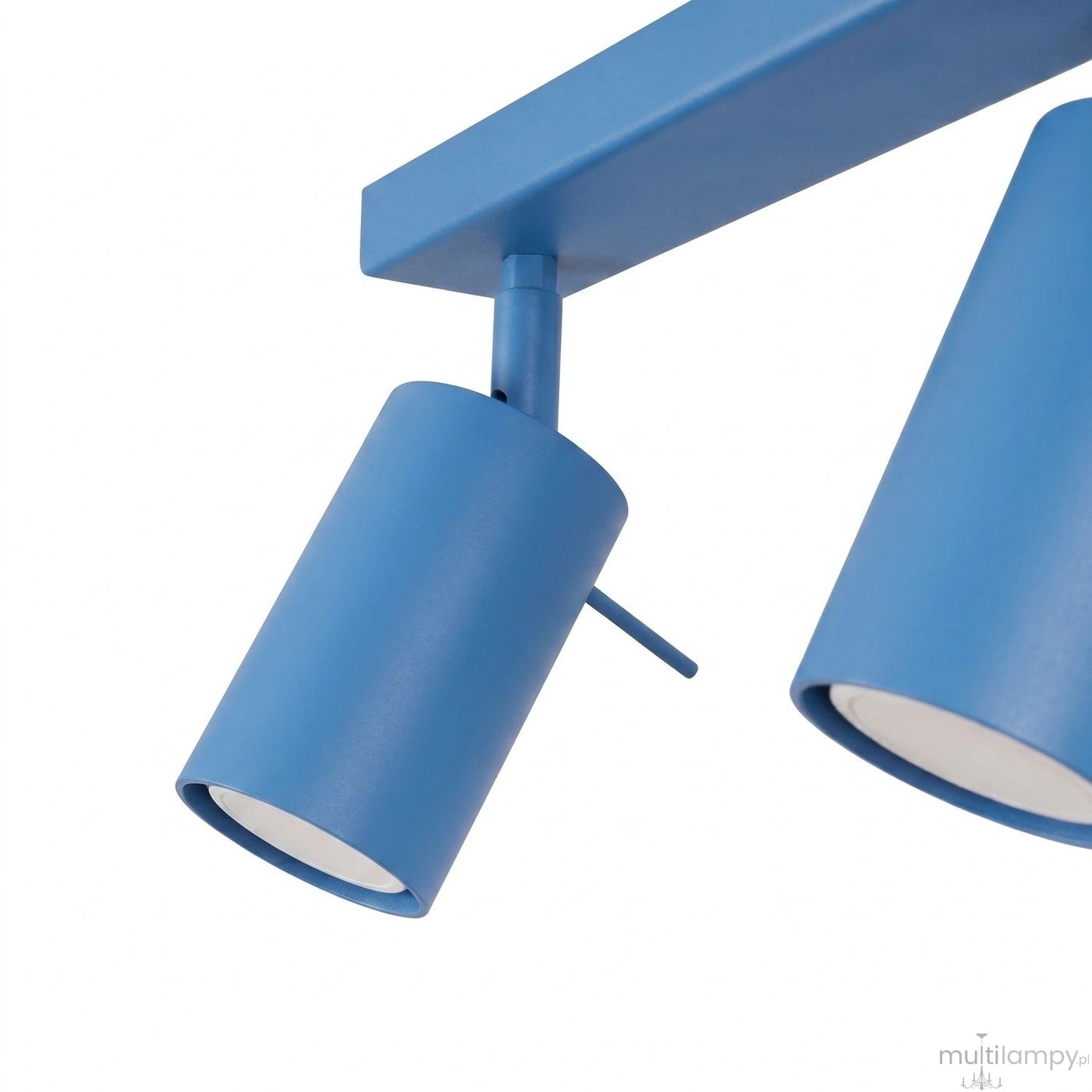 Ring lampa sufitowa spot 2xGU10 błękitna SL.2202