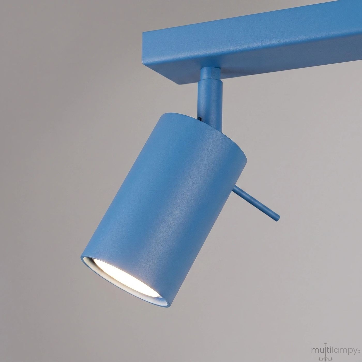 Ring lampa sufitowa spot 2xGU10 błękitna SL.2202