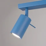 Ring lampa sufitowa spot 2xGU10 błękitna SL.2202