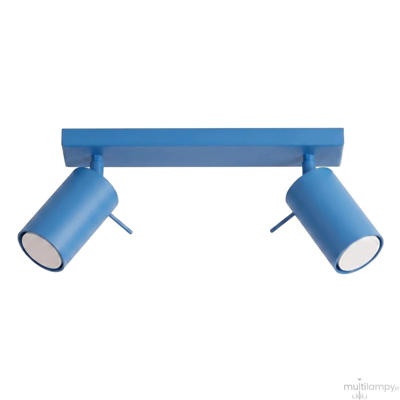 Ring lampa sufitowa spot 2xGU10 błękitna SL.2202