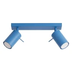 Ring lampa sufitowa spot 2xGU10 błękitna SL.2202