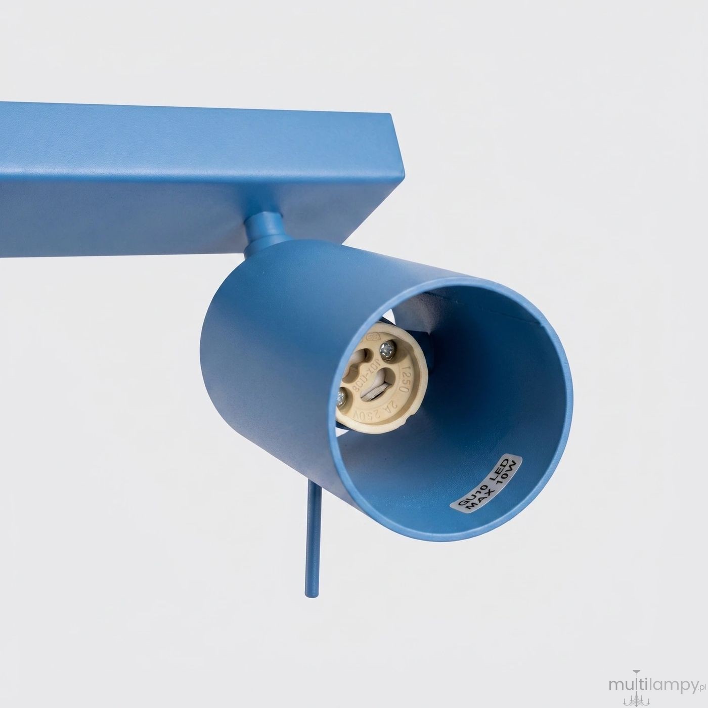 Ring lampa sufitowa spot 3xGU10 błękitna SL.2203