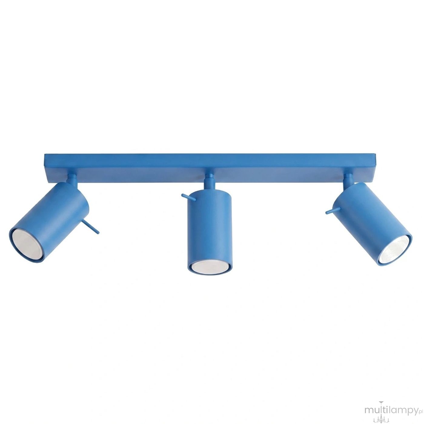 Ring lampa sufitowa spot 3xGU10 błękitna SL.2203