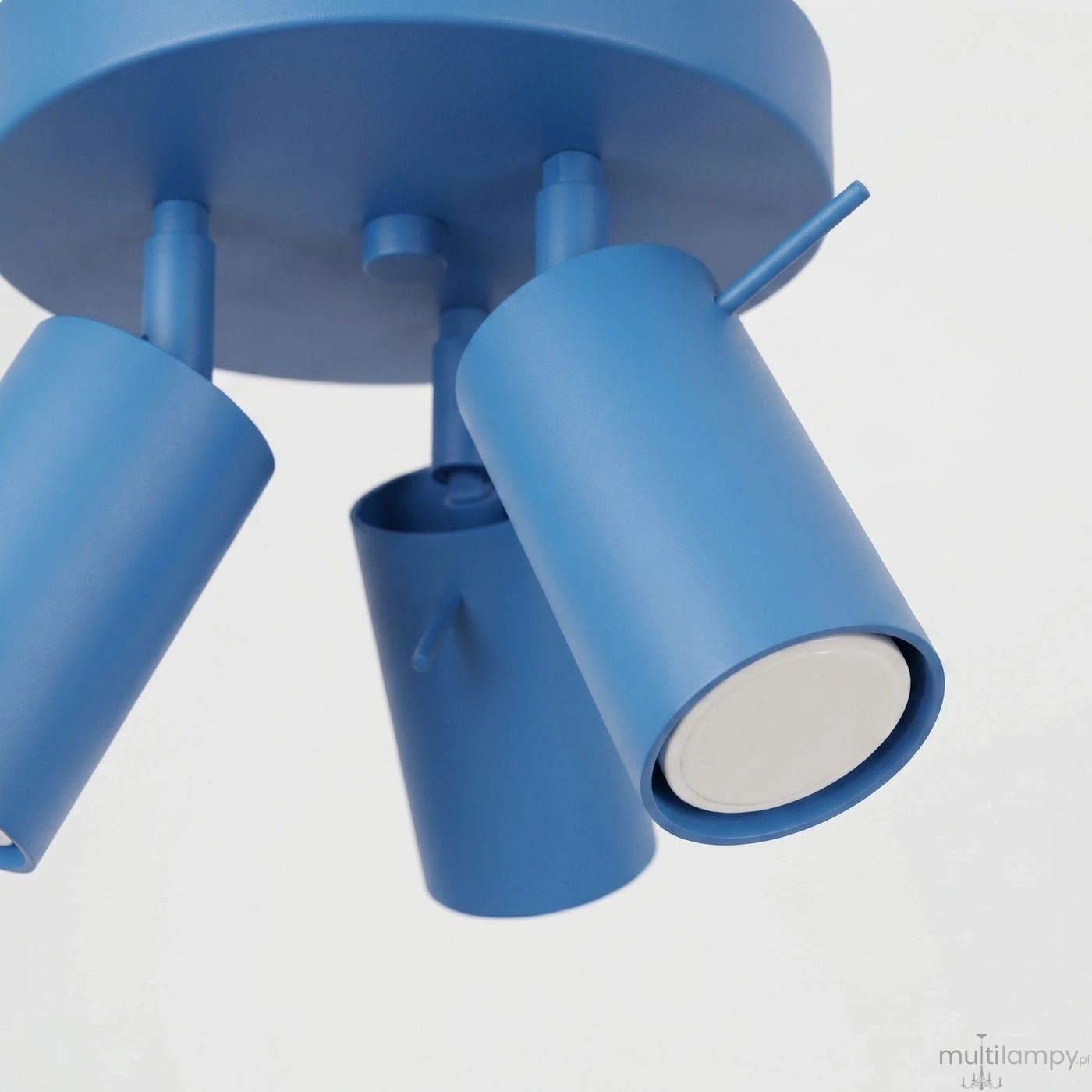 Ring lampa sufitowa spot 3xGU10 błękitna SL.2204
