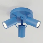 Ring lampa sufitowa spot 3xGU10 błękitna SL.2204