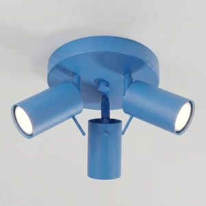 Ring lampa sufitowa spot 3xGU10 błękitna SL.2204