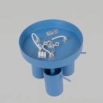 Ring lampa sufitowa spot 3xGU10 błękitna SL.2204