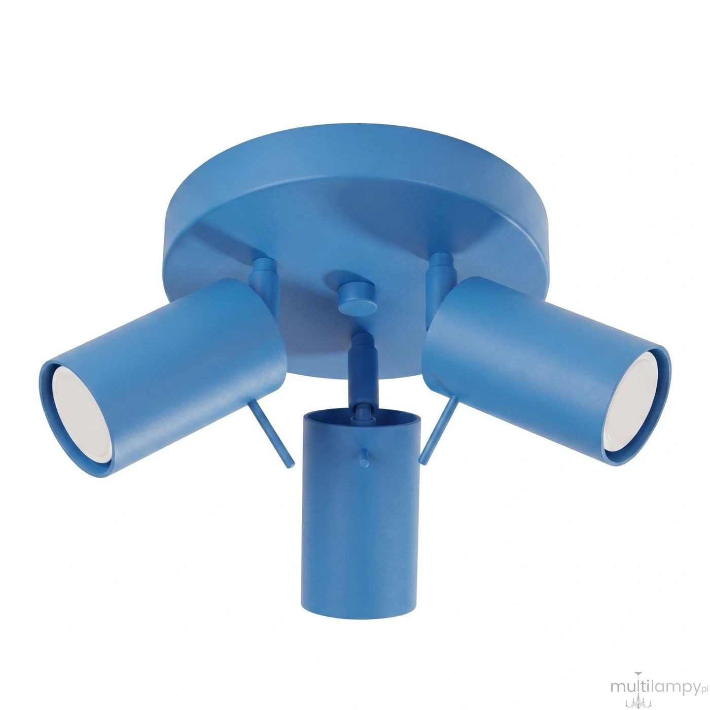Ring lampa sufitowa spot 3xGU10 błękitna SL.2204
