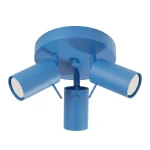 Ring lampa sufitowa spot 3xGU10 błękitna SL.2204