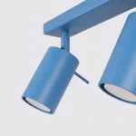 Ring lampa sufitowa spot 6xGU10 błękitna SL.2206