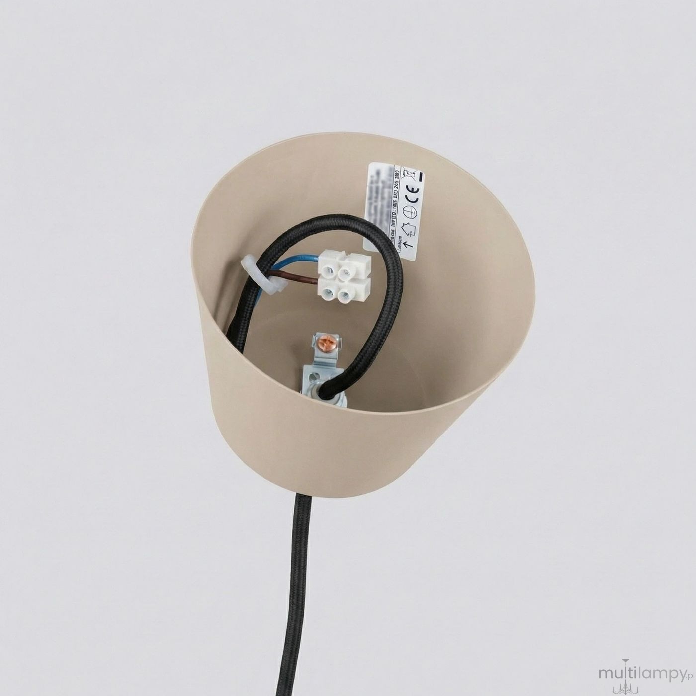 Bilo lampa wisząca E27 taupe SL.2051