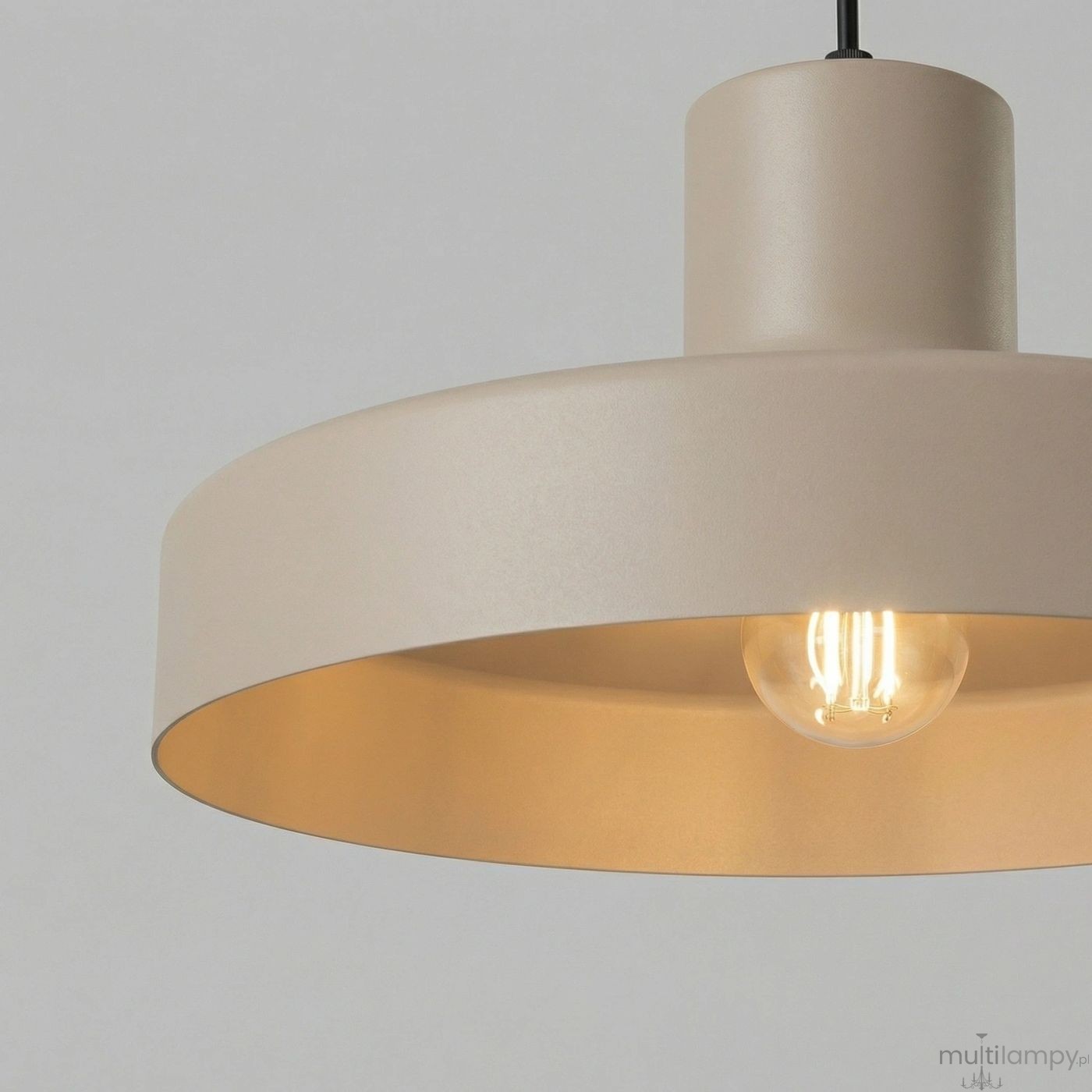 Bilo lampa wisząca E27 taupe SL.2051