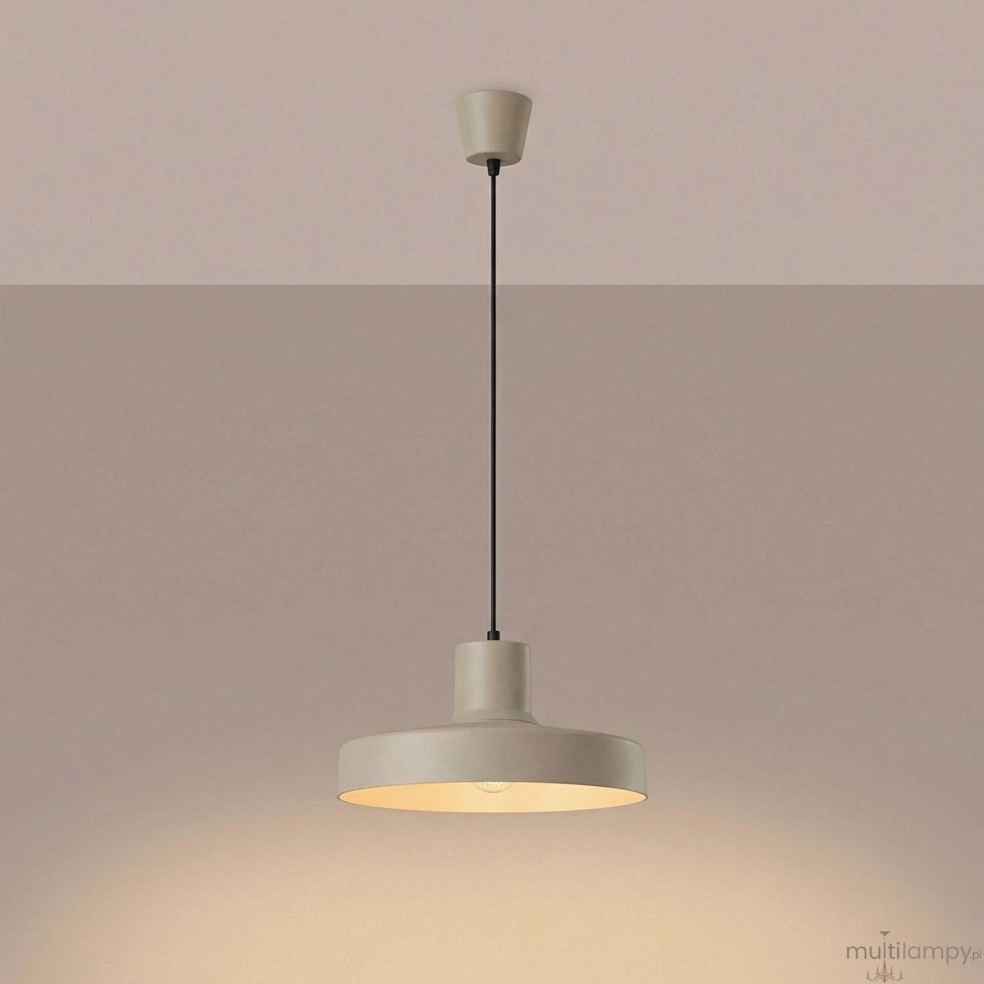 Bilo lampa wisząca E27 taupe SL.2051